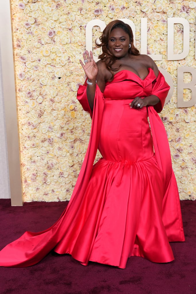 Danielle Brooks en los Globos de Oro 2024.