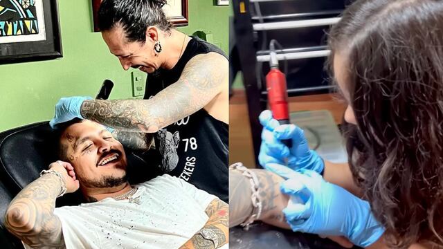 Christian Nodal se tatuó con Catalina Araya