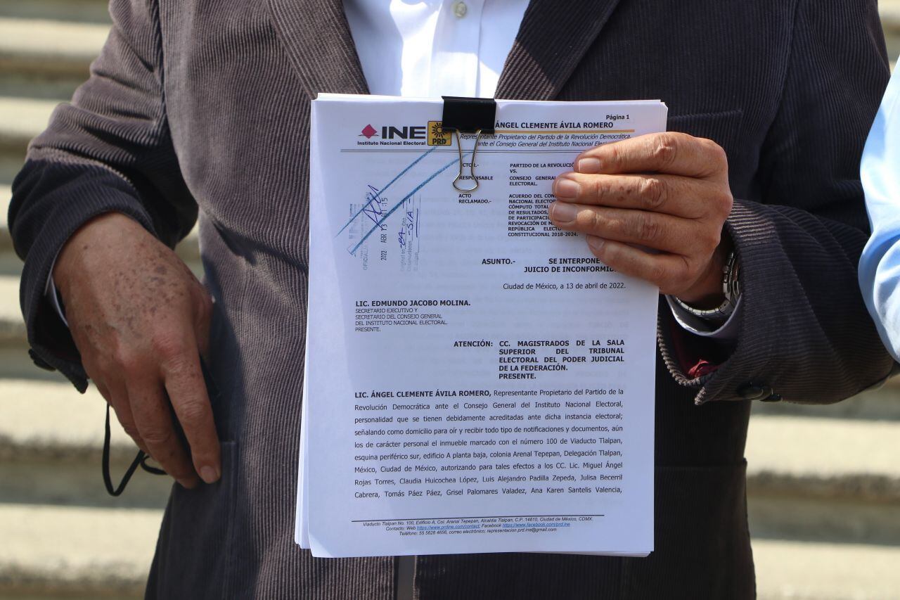 Documento presentado por el PRD para la nulidad de revocación de mandato.