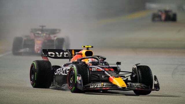 Sergio Pérez  (AP Foto/Vincent Thian)