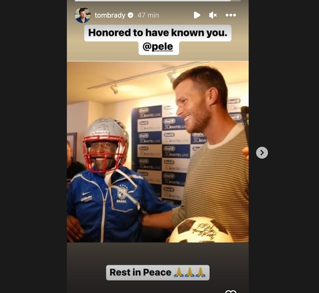 Tom Brady y Pelé