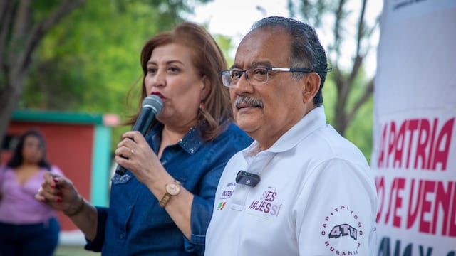 Andrés Mijes y Judith Díaz llaman a la unidad desde Apodaca para fortalecer la Transformación.