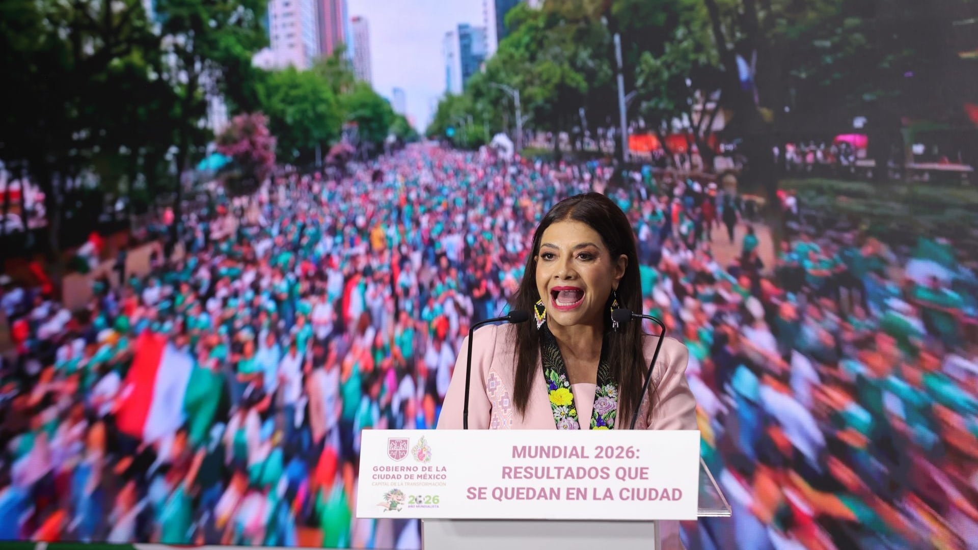 Brugada revela derrama económica de más de 40 mil mdp por Mundial 2026 en CDMX