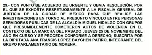 Captura de video de @AlessandraRdlv