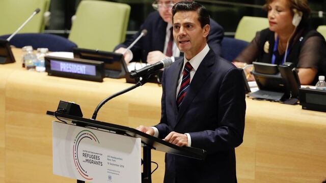 Enrique Peña Nieto en la ONU.