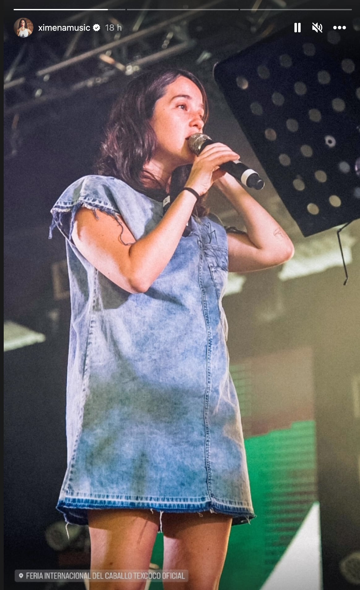 Ximena Sariñana en la Feria del Caballo, Texcoco