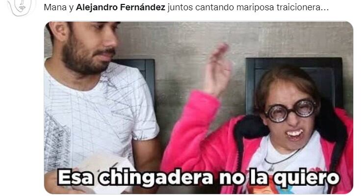 Memes de Maná y Alejandro Fernández