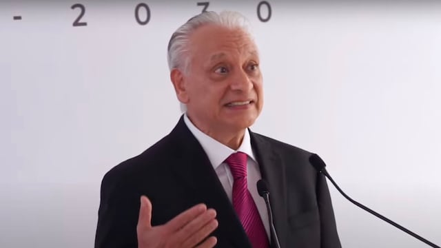 Víctor Rodríguez Padilla da su primer discurso tras ser nombrado próximo director de Pemex