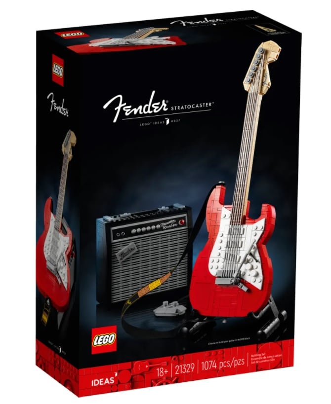 LEGO lanza la guitarra Fender Stratocaster