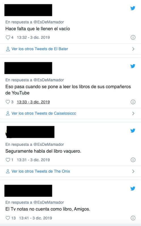 Criticas a Yuya mediante Twitter