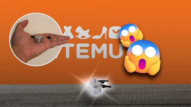Temu responde a queja por vender una olla exprés miniatura