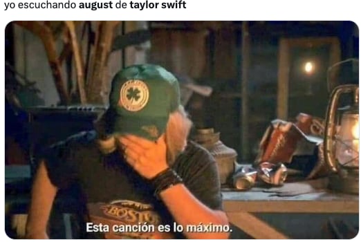 Memes dan la bienvenida a agosto 2023 con August, canción de Taylor Swift