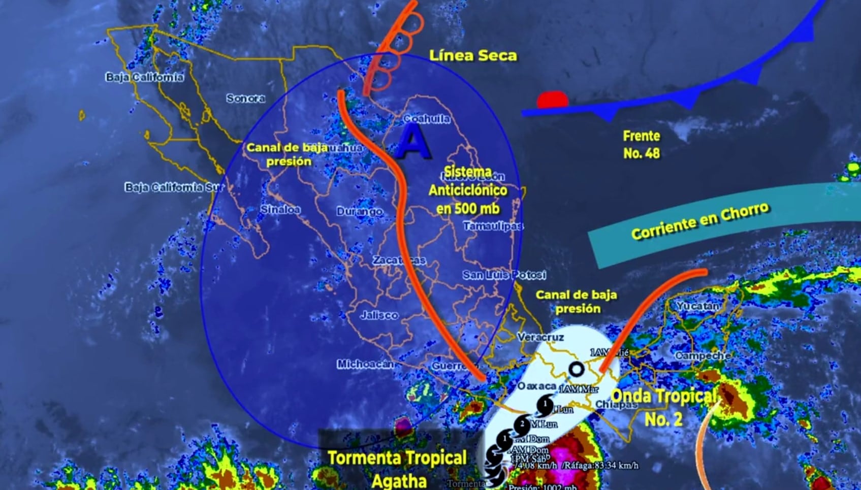 Tormenta tropical 'Agatha'