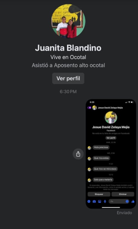 Exhiben a esposo infiel por mensajes atrevidos