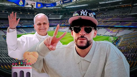 Bad Bunny y el Papa León XIV sostienen inesperada reunión en el Santiago Bernabéu