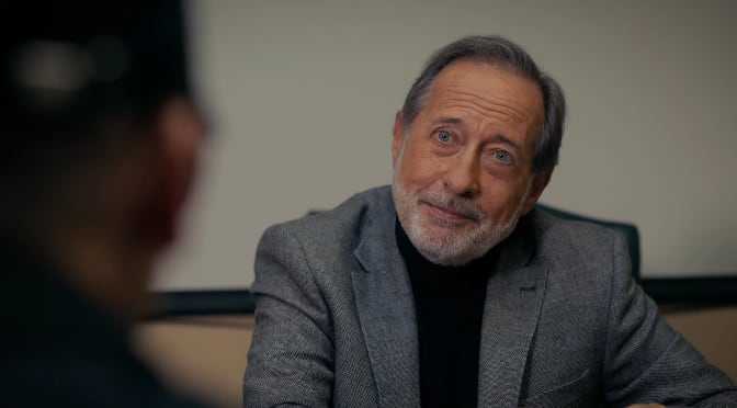 Guillermo Francela, actor y comediante en el video de Bizarrap.