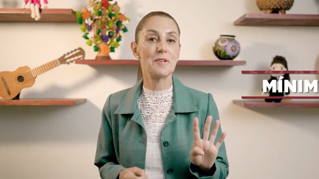 Claudia Sheinbaum nos recuerda que los presidentes del PRI y PAN no querían aumentar el salario mínimo (VIDEO)