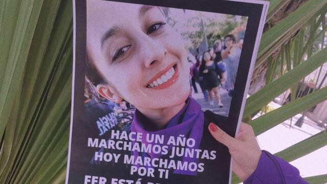 Cartel con imagen de Fernanda