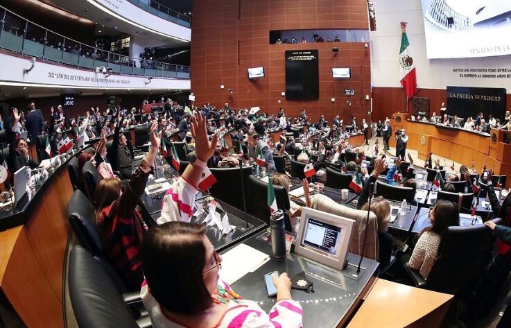 Cámara de Senadores recibe minuta aprobada por diputados para que Ejército permanezca en las calles hasta 2028