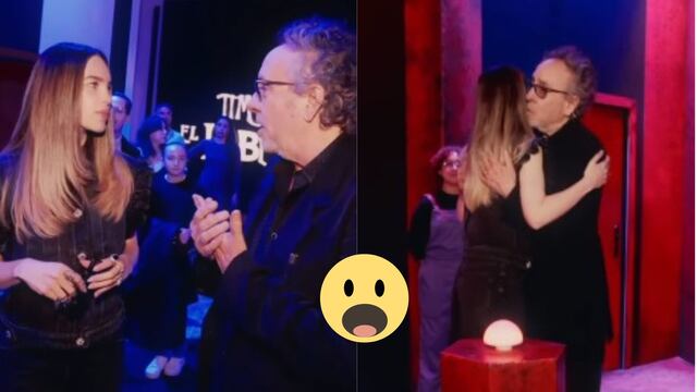 Belinda inaugura con Tim Burton El Laberinto en CDMX con todo y abrazo.