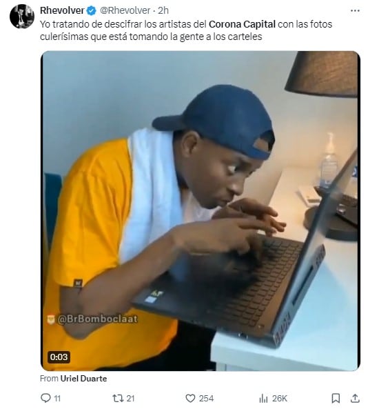 Memes por las pistas del Corona Capital 2024