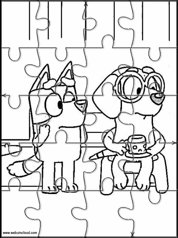 Rompecabezas de Bluey