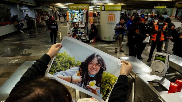Protestan por muerte de Yaretzi Adriana Hernández en Metro Universidad
