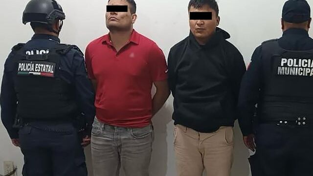 Detención de Bryan Antonio y Edgar de Jesús, presuntos miembros de la Familia Michoacana.