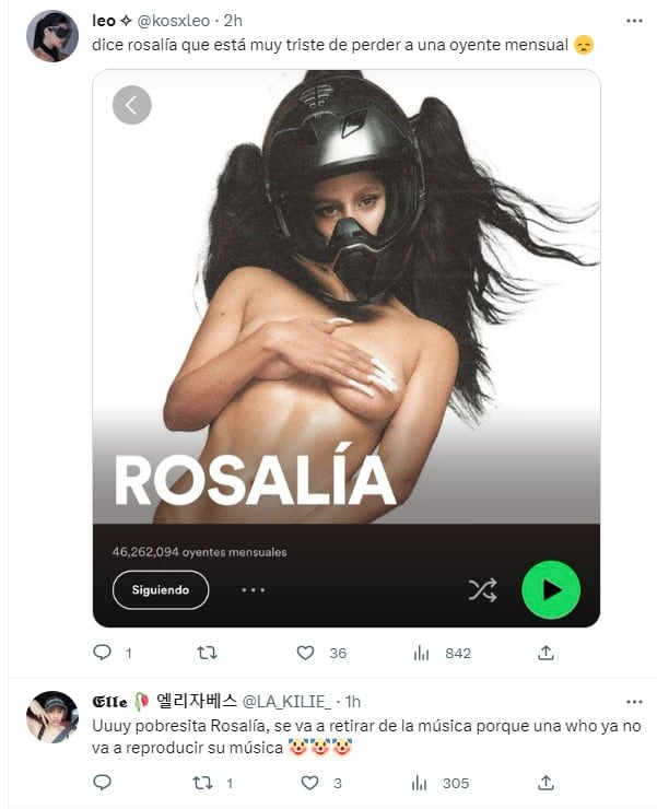 Gala Montes y Rosalía