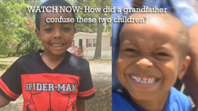 Niño confundido por abuelo.