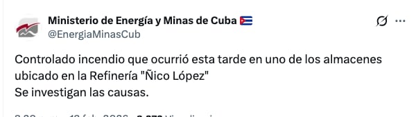 Ministerio de Energía y Minas reporta que incendio en refinería fue controlado