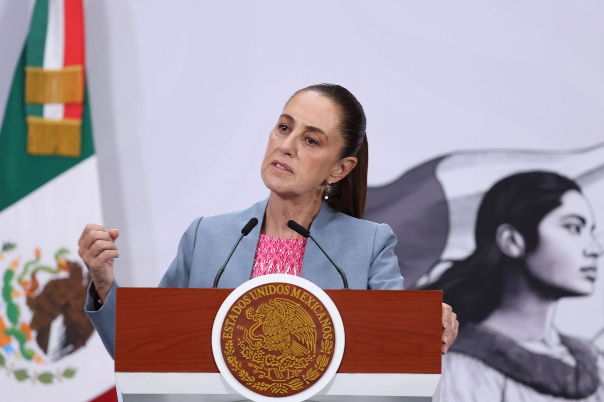 Claudia Sheinbaum, presidenta de México.