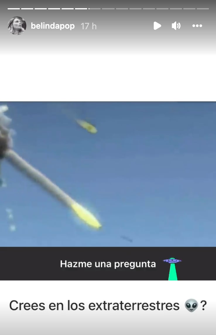 Belinda cree en los extraterrestres