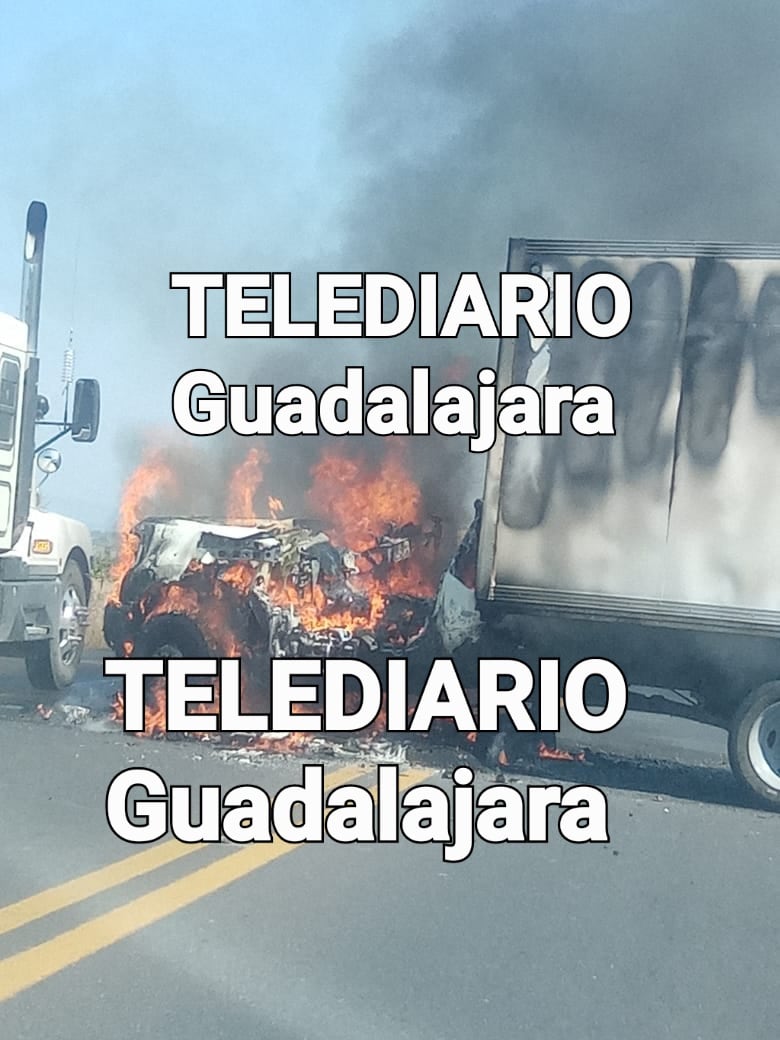 Vehículos incendiados en Tizapán el Alto