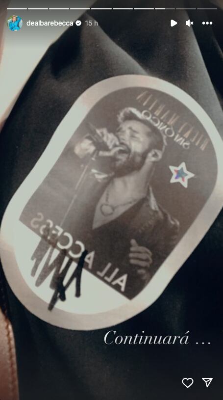 Rebecca de Alba se reencuentra con Ricky Martin en su camerino
