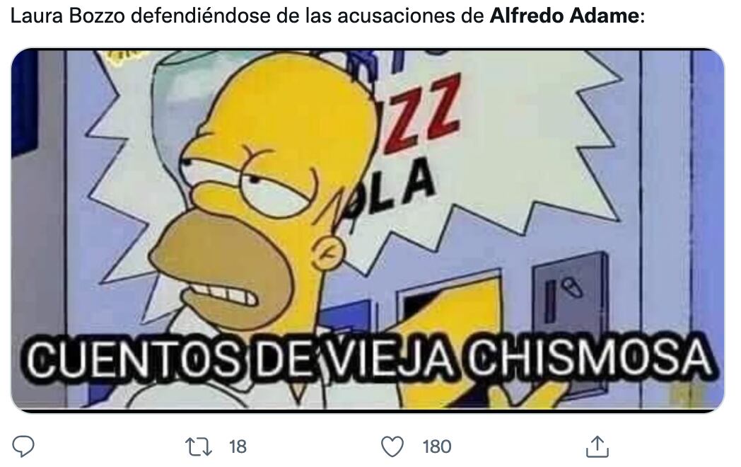 Meme de Alfredo Adame y Laura Bozzo