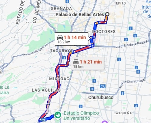 Ruta homenaje Silvia Pinal