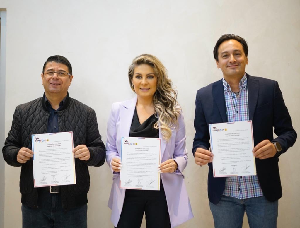 PAN, PRI y PRD firman acuerdo para conformar alianza en CDMX