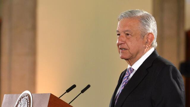 El presidente López Obrador en conferencia de prensa