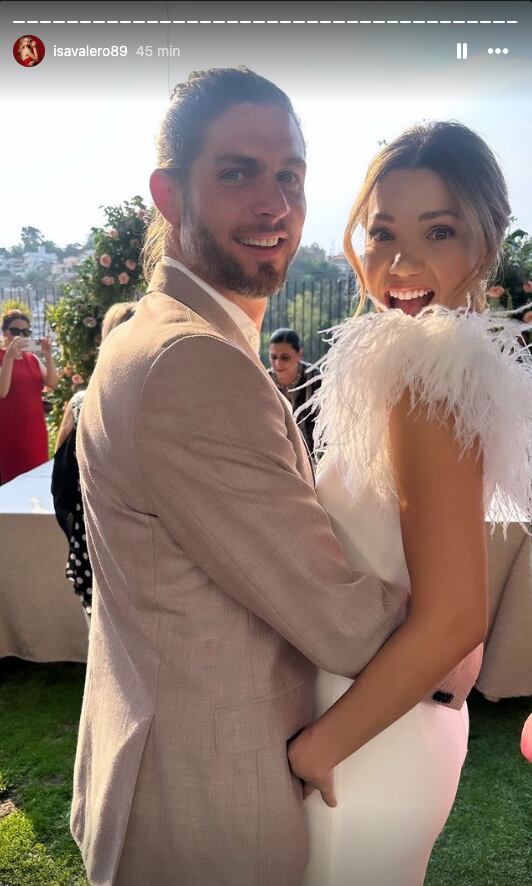 Horacio Pancheri e Isa Valero unieron su amor en una hermosa boda por lo civil