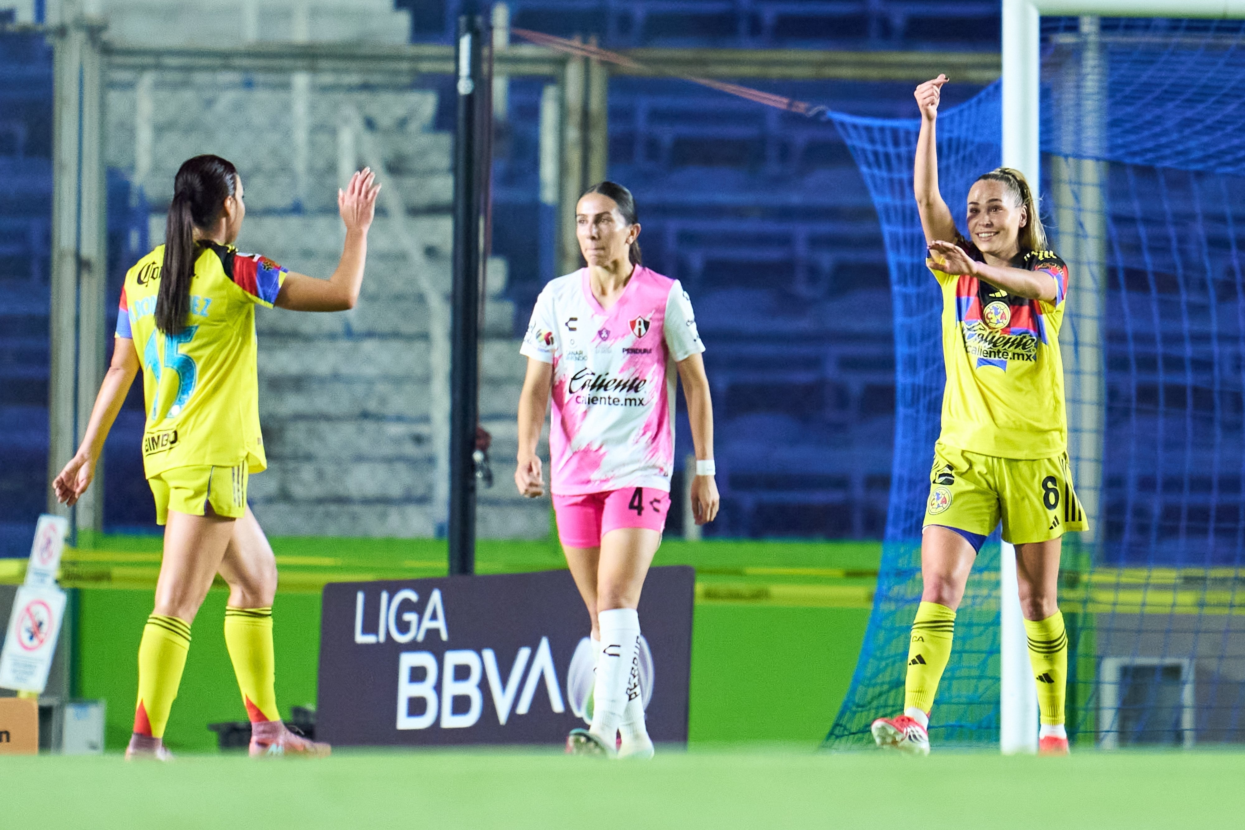 América y Atlas se enfrentaron en la Jornada 15 de la Liga MX Femenil.