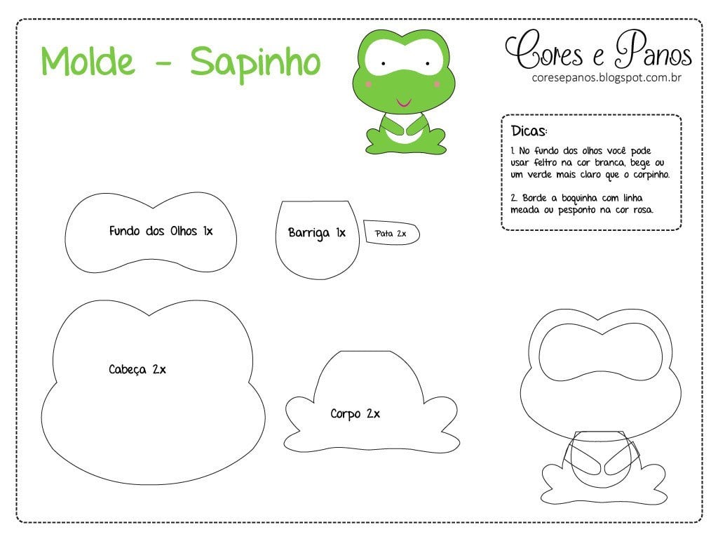 Plantillas: rana de Peppa Pig