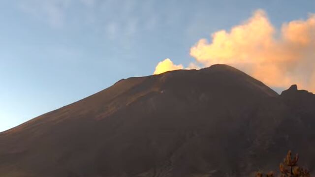 Volcán Popocatépetl el 17 de octubre