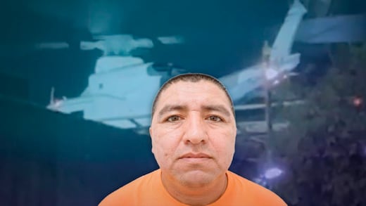 Audias Flores “El Jardinero” llega en helicóptero a CDMX y es entregado a la FEMDO