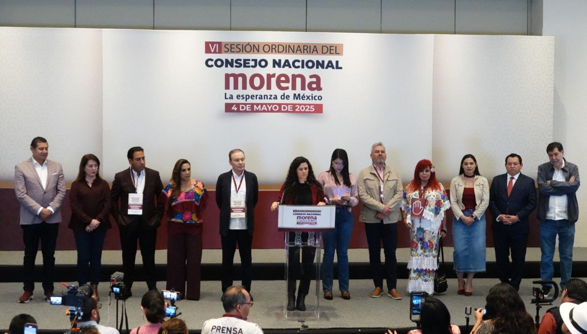 Consejo Nacional de Morena hoy 4 de mayo