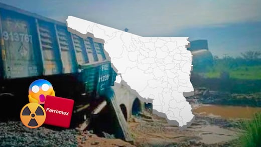 Descarrila tren de Ferromex en Naco, Sonora; derrama 59 mil litros de químico corrosivo