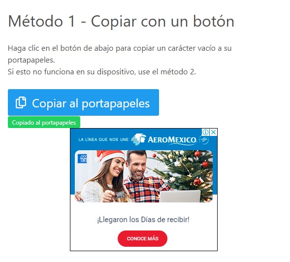 Cómo enviar mensaje en blanco por WhatsApp