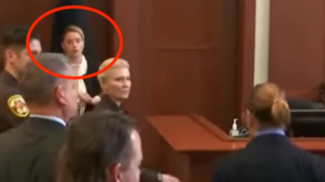 Amber Heard asustada por presencia de Johnny Depp