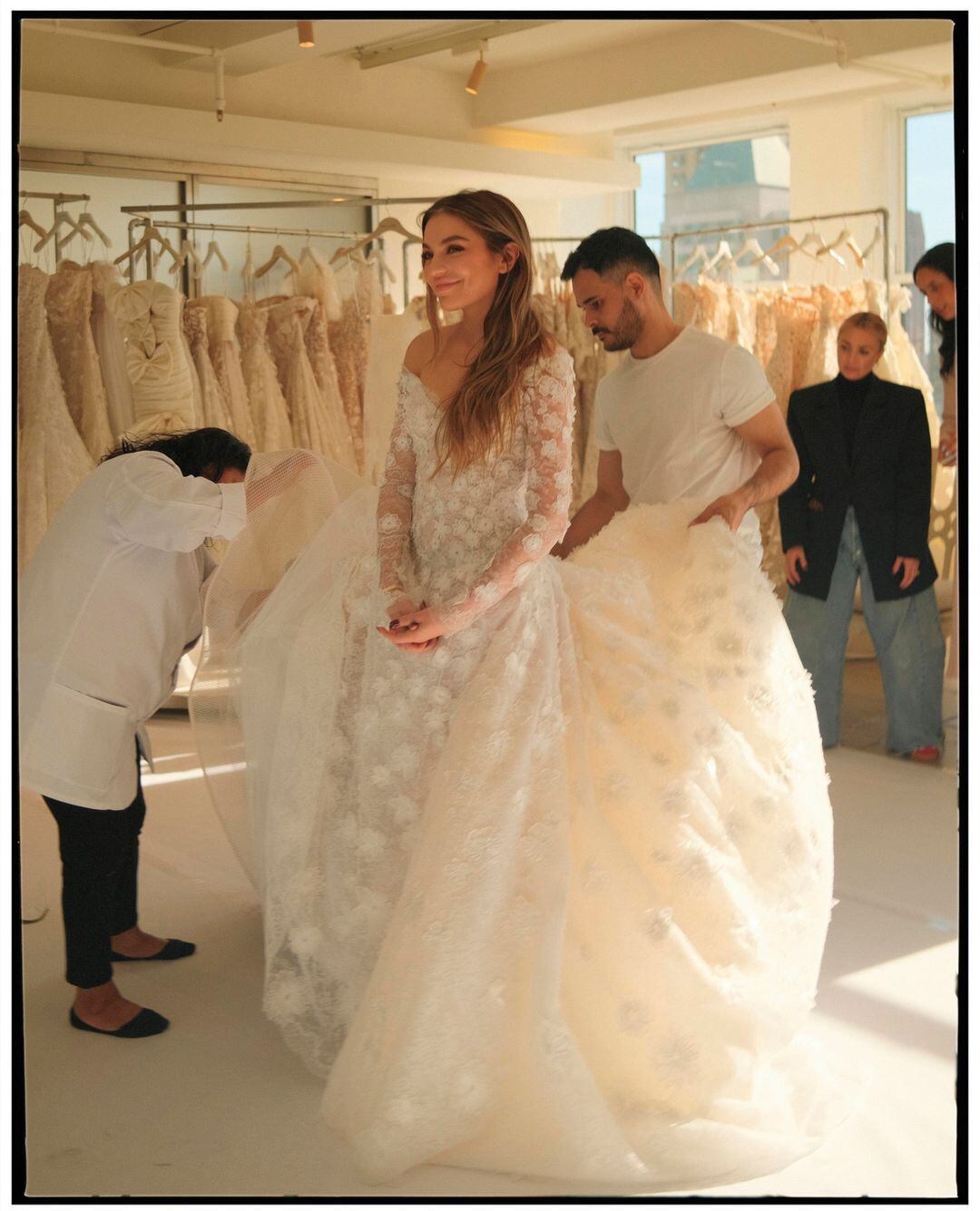 Precio del vestido de boda Oscar de la Renta usado por Sofía Castro en su boda