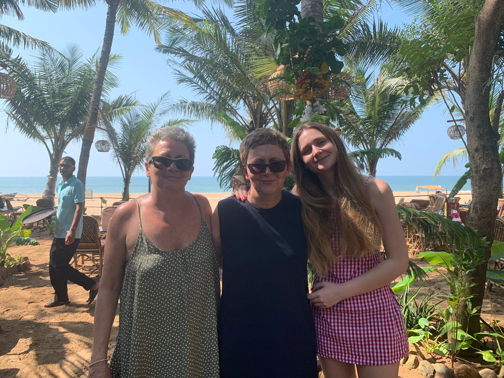 Sharon Daley y su familia